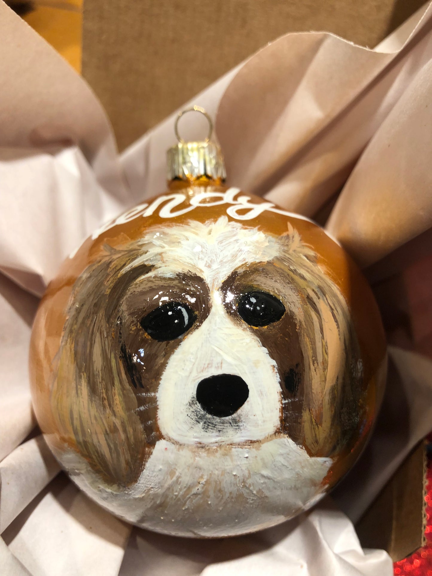 Amigo de cuatro patas pintado