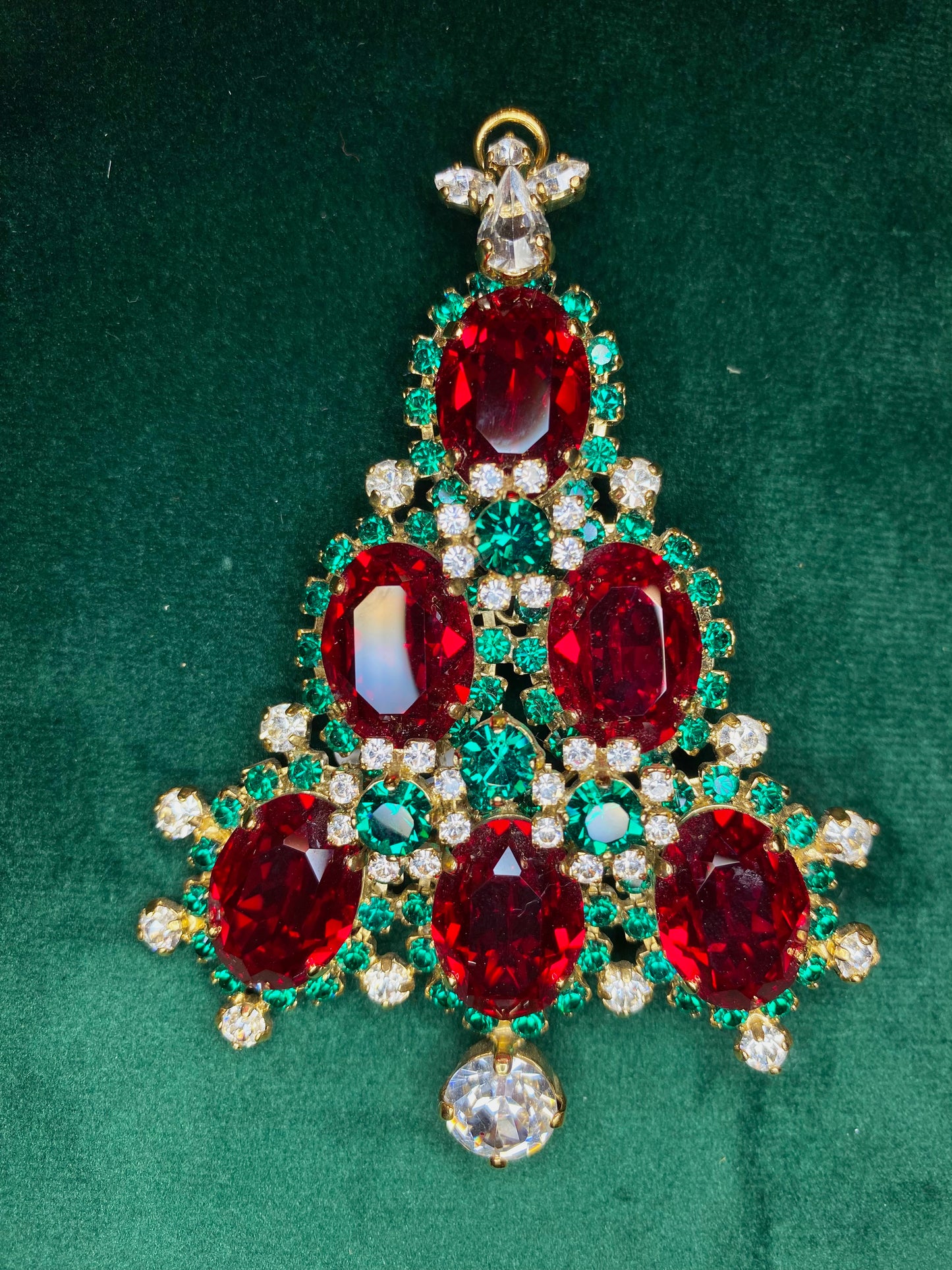 Spilla Abete Grande Diamanti