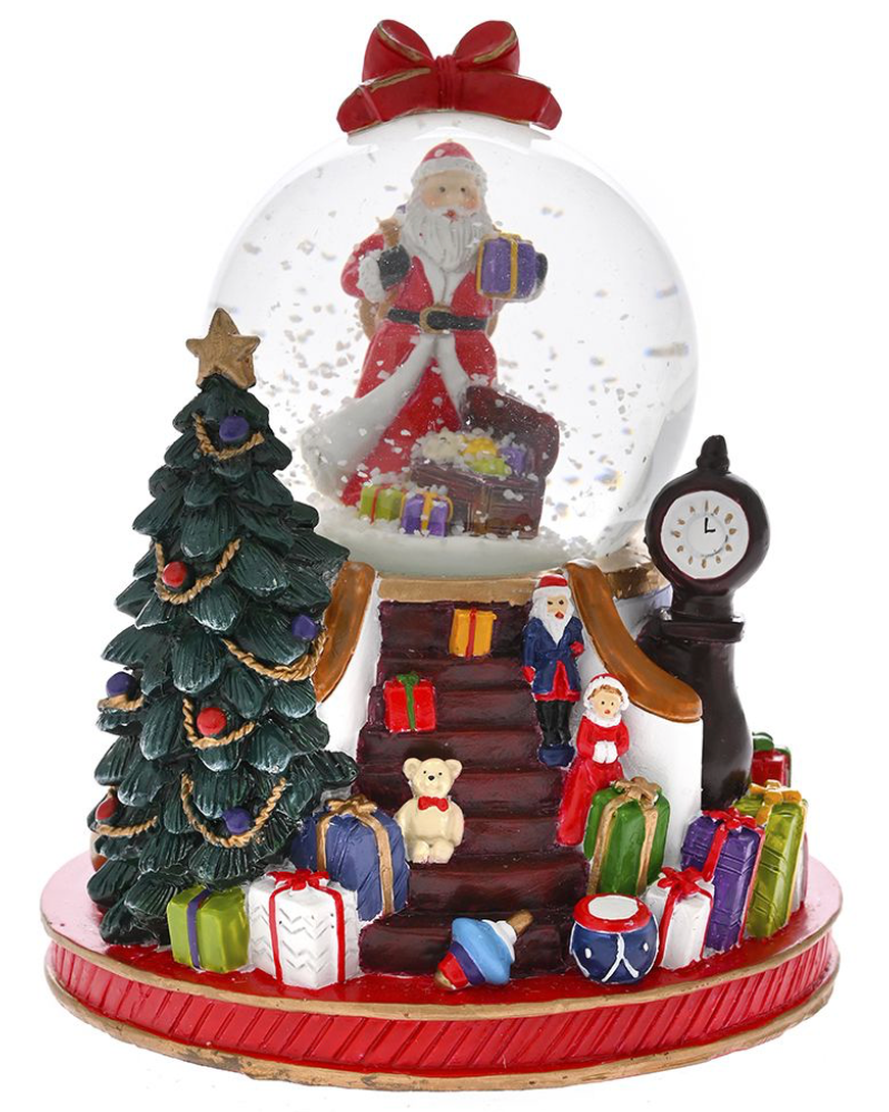 Sfera di neve Santa&Gifts