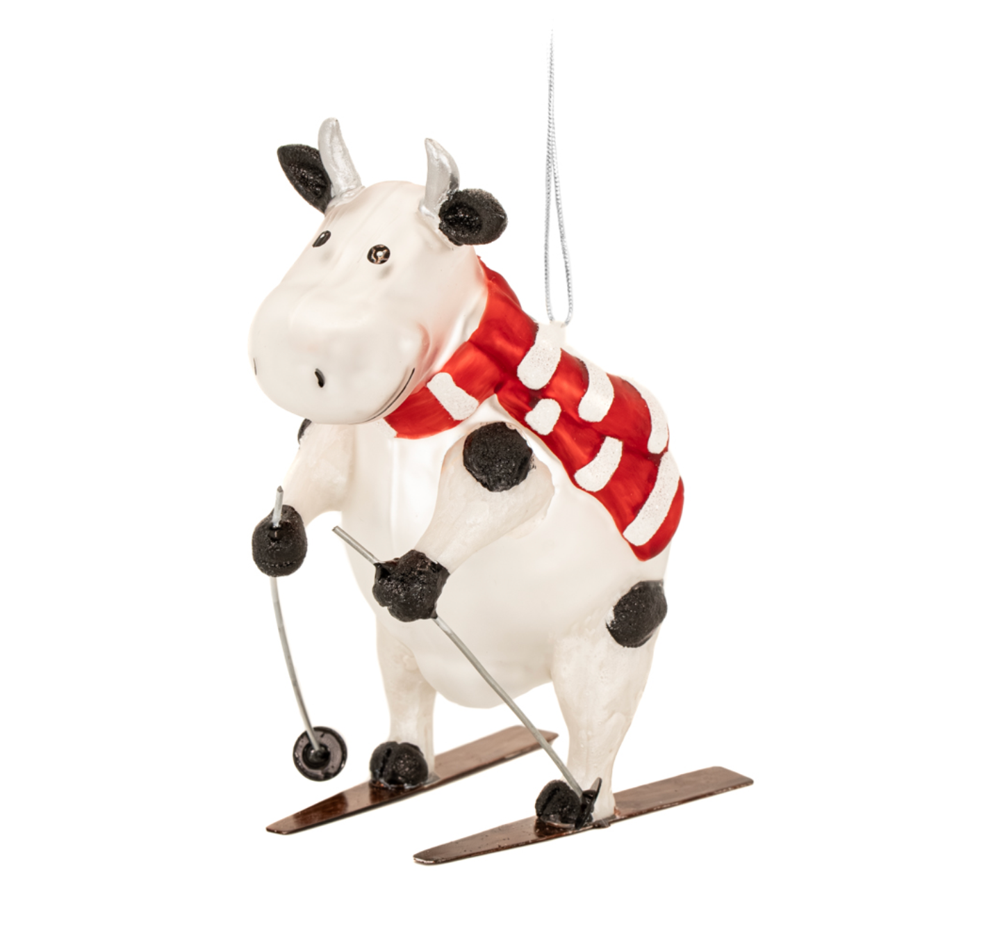 Mucca sugli Sci