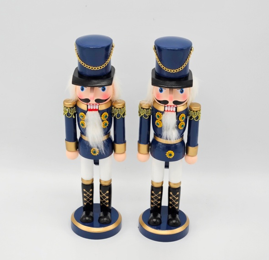 Schiaccianoci Soldato Blu Elegante