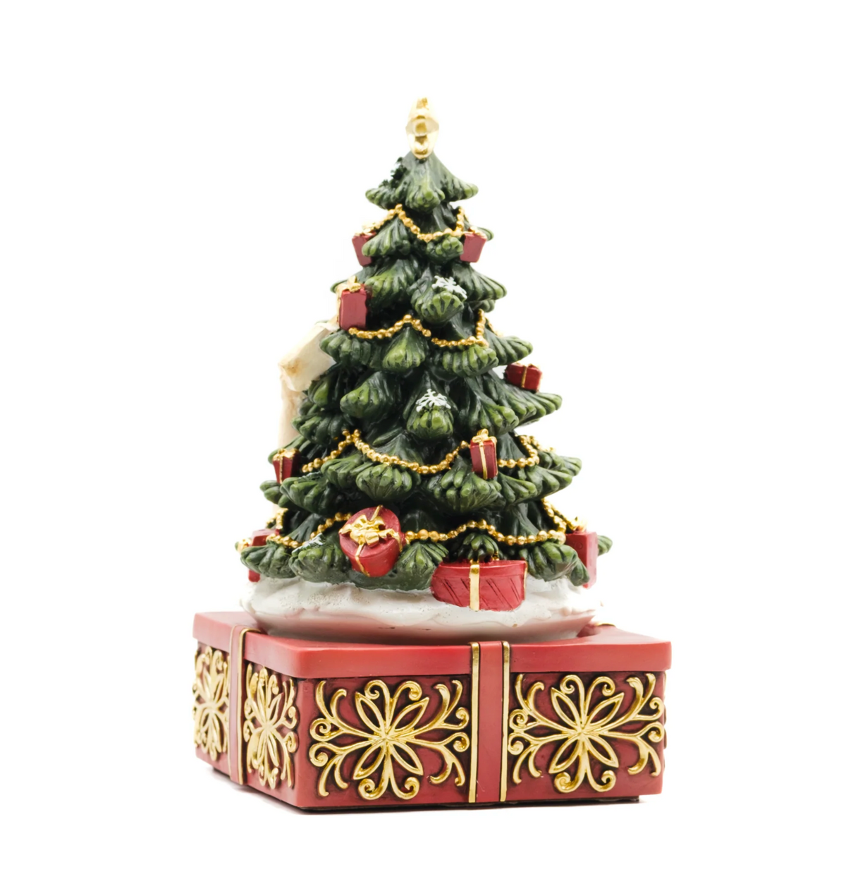 Carillon albero con pacco regalo