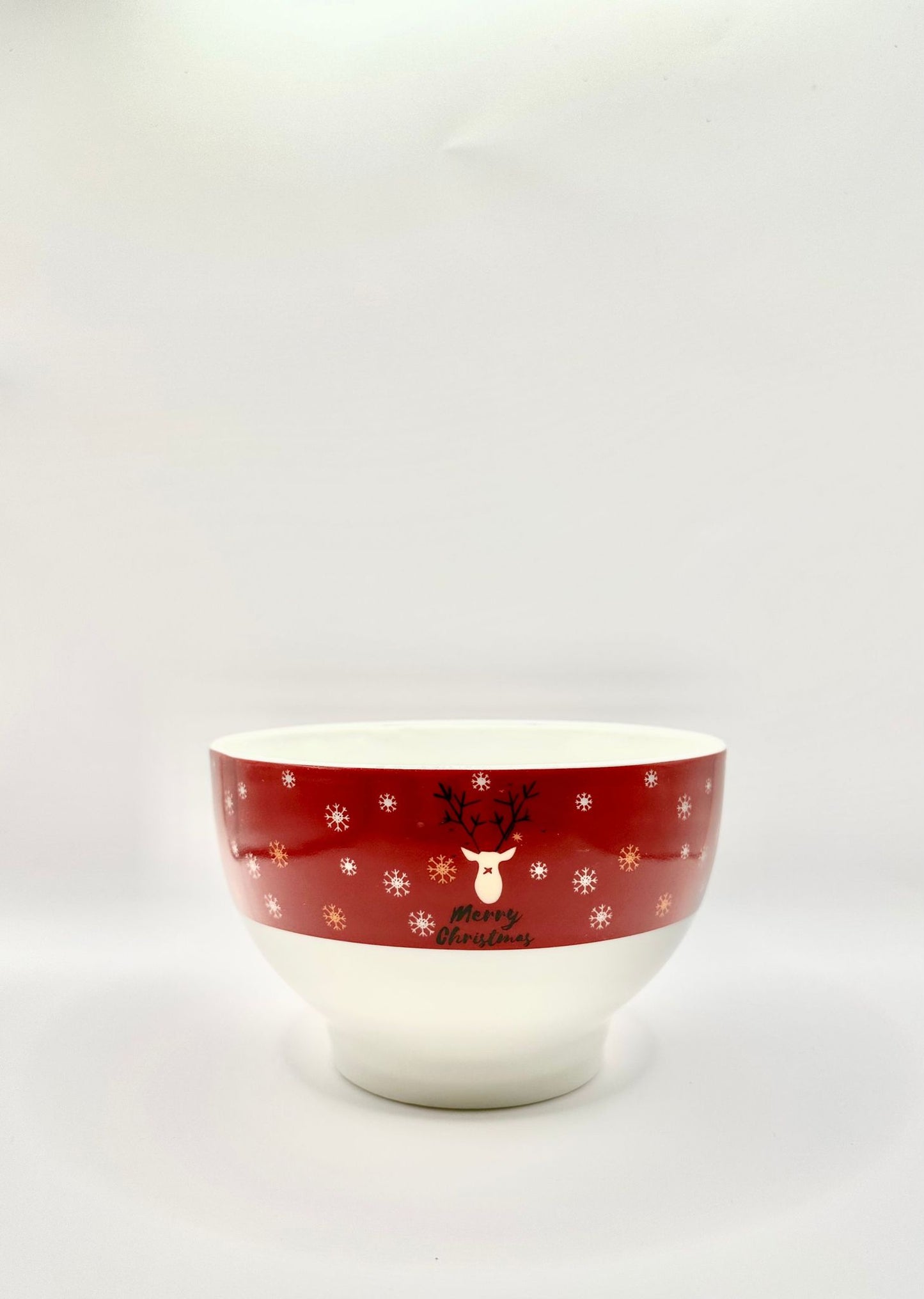 Tazón de desayuno navideño