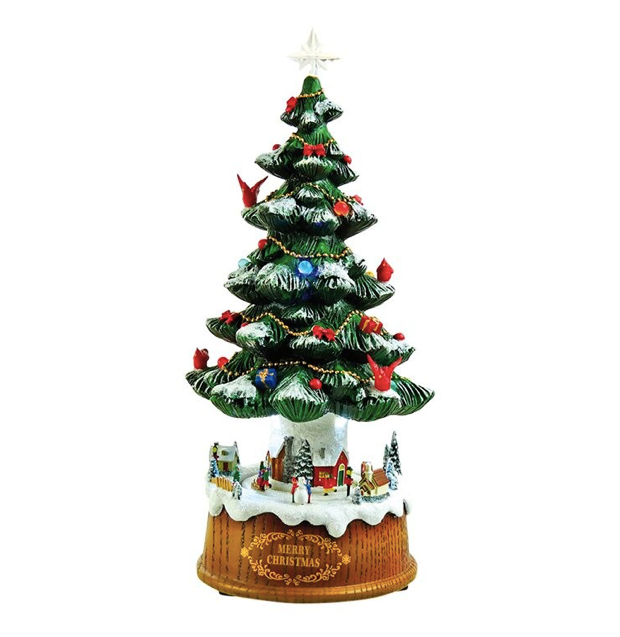 Pueblo base del árbol de Navidad