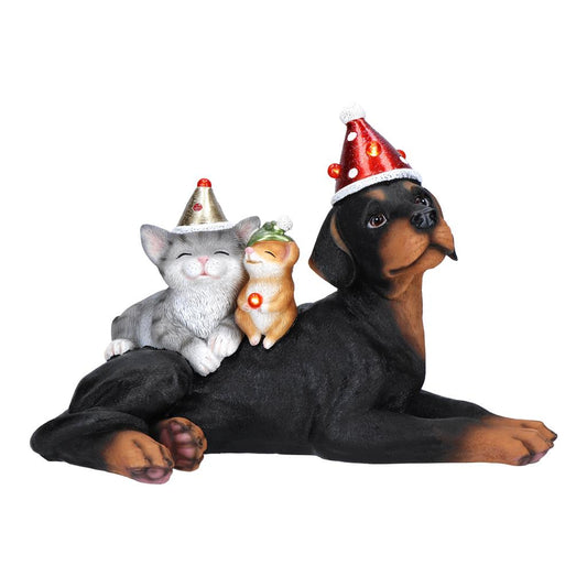 Perro, gato y ratón