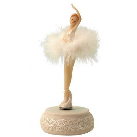 Vestido de plumas de bailarina Carillon