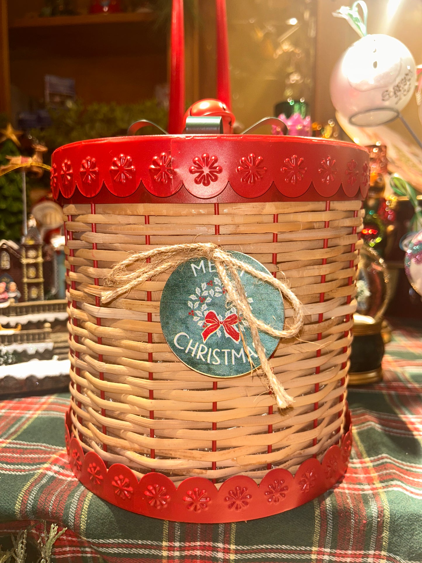 Scatola in rattan grande