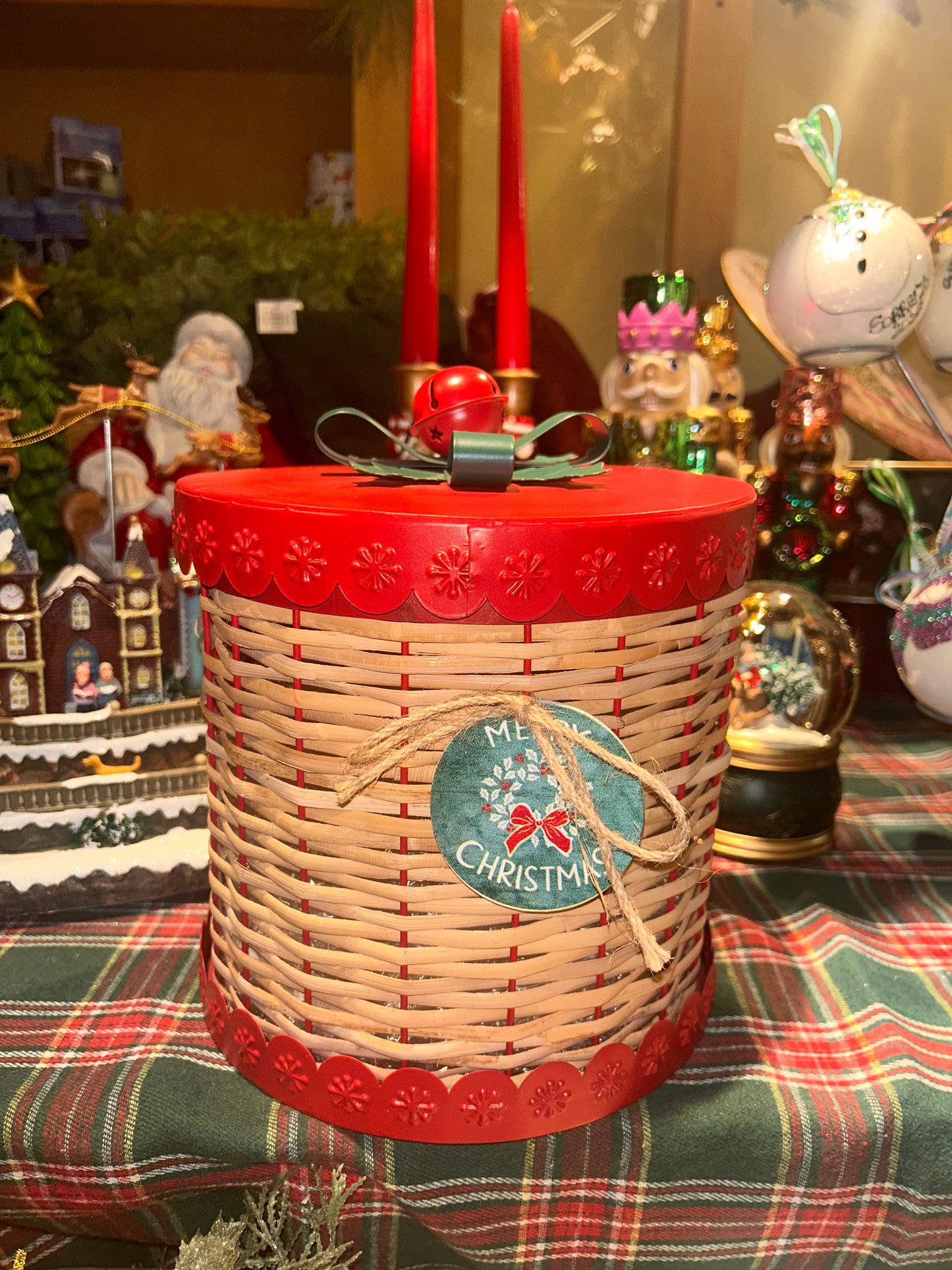 Scatola in rattan grande