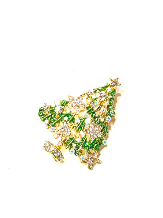 Spilla Albero Stelle