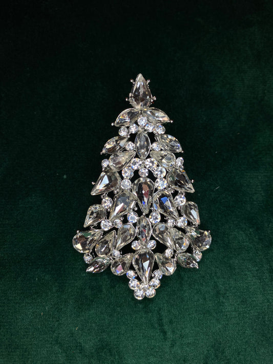 Silver Tree Brooch