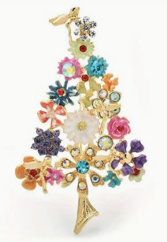 Spilla Albero Floreale