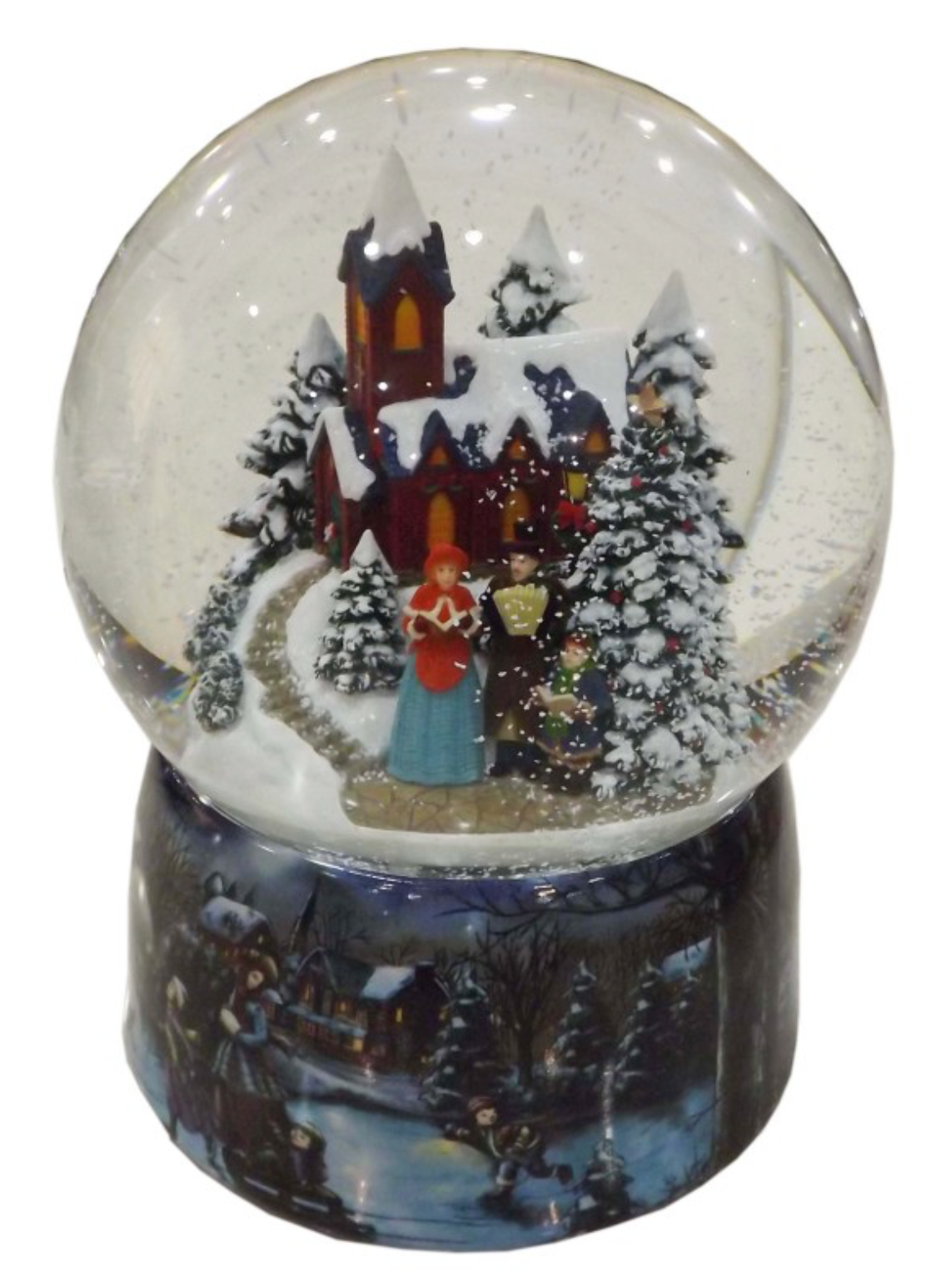 Snow globe Christmas choir