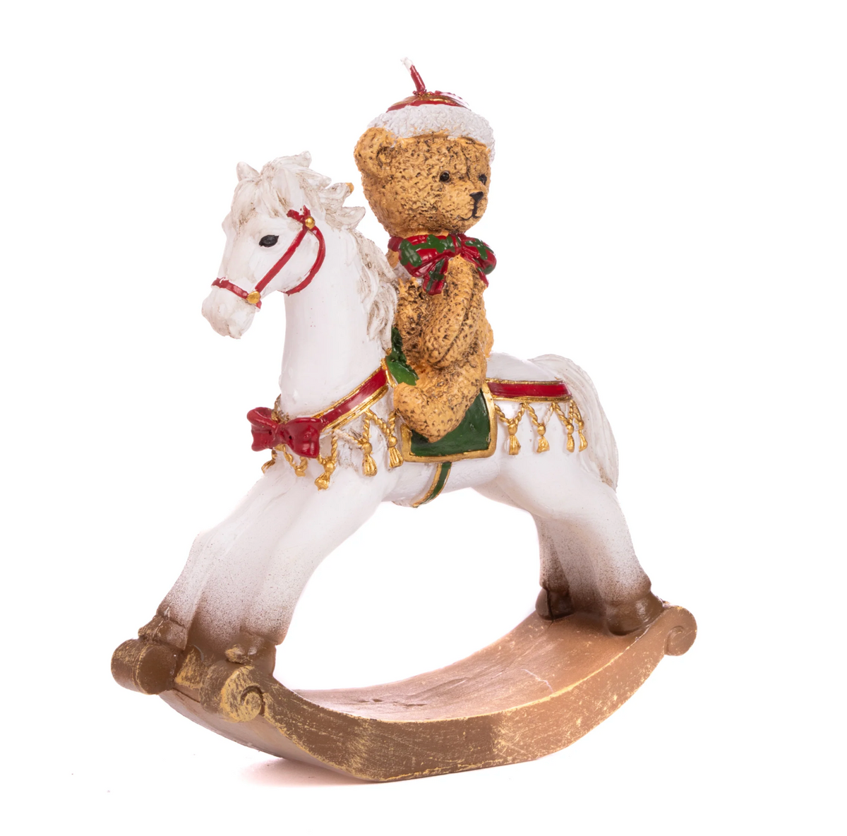Candela Cavallo a Dondolo con Teddy
