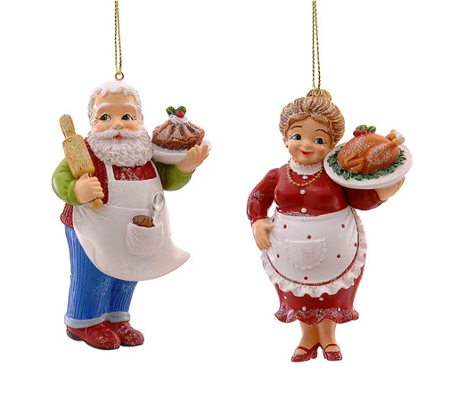Babbo e Mamma Natale in Cucina