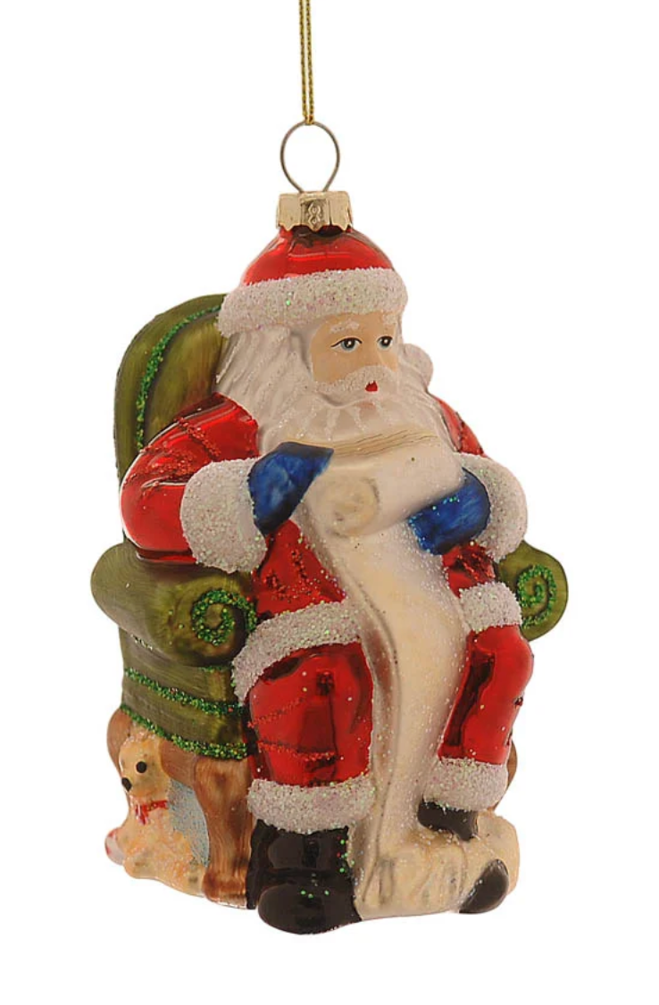 Decoro Babbo Natale in Poltrona