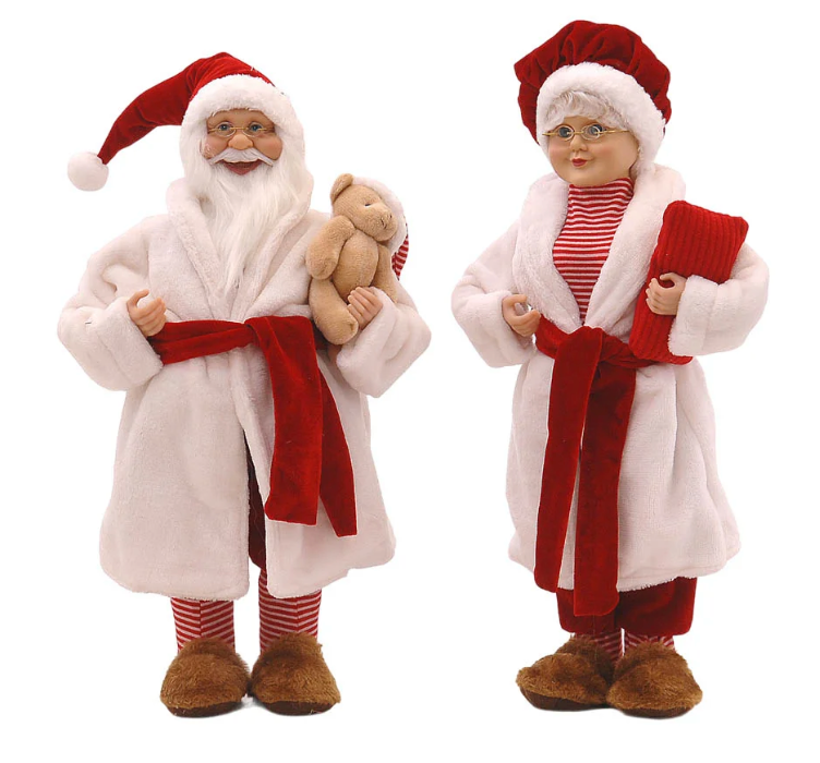 Babbo e Mamma Natale in Pigiama