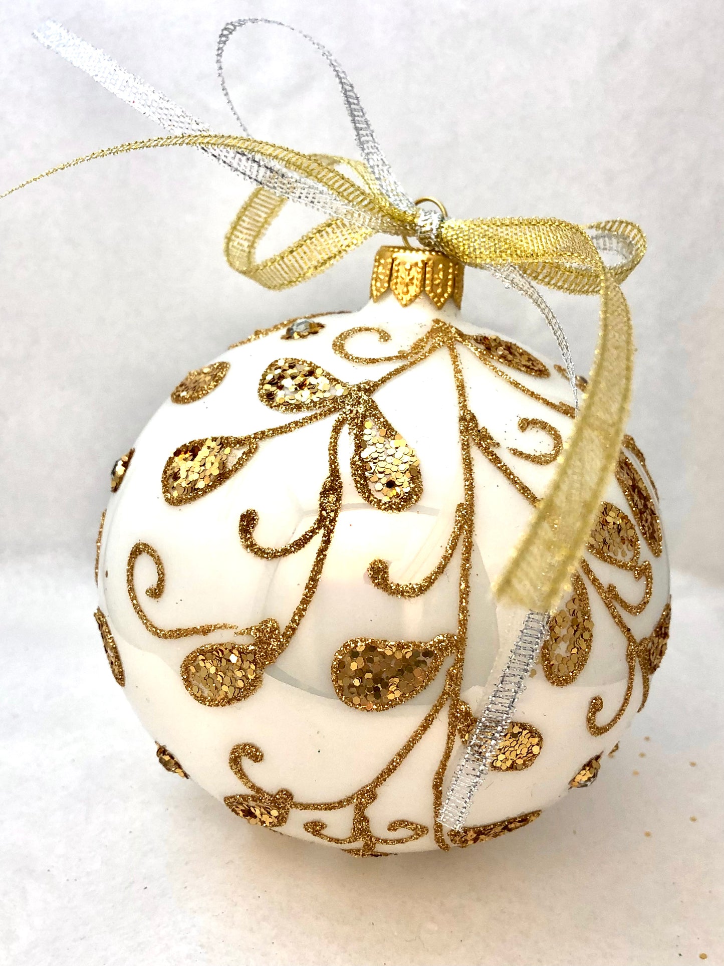 Bauble with floral branches