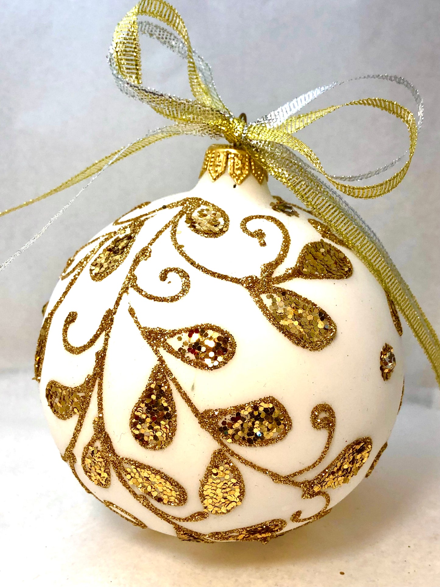 Bauble with floral branches