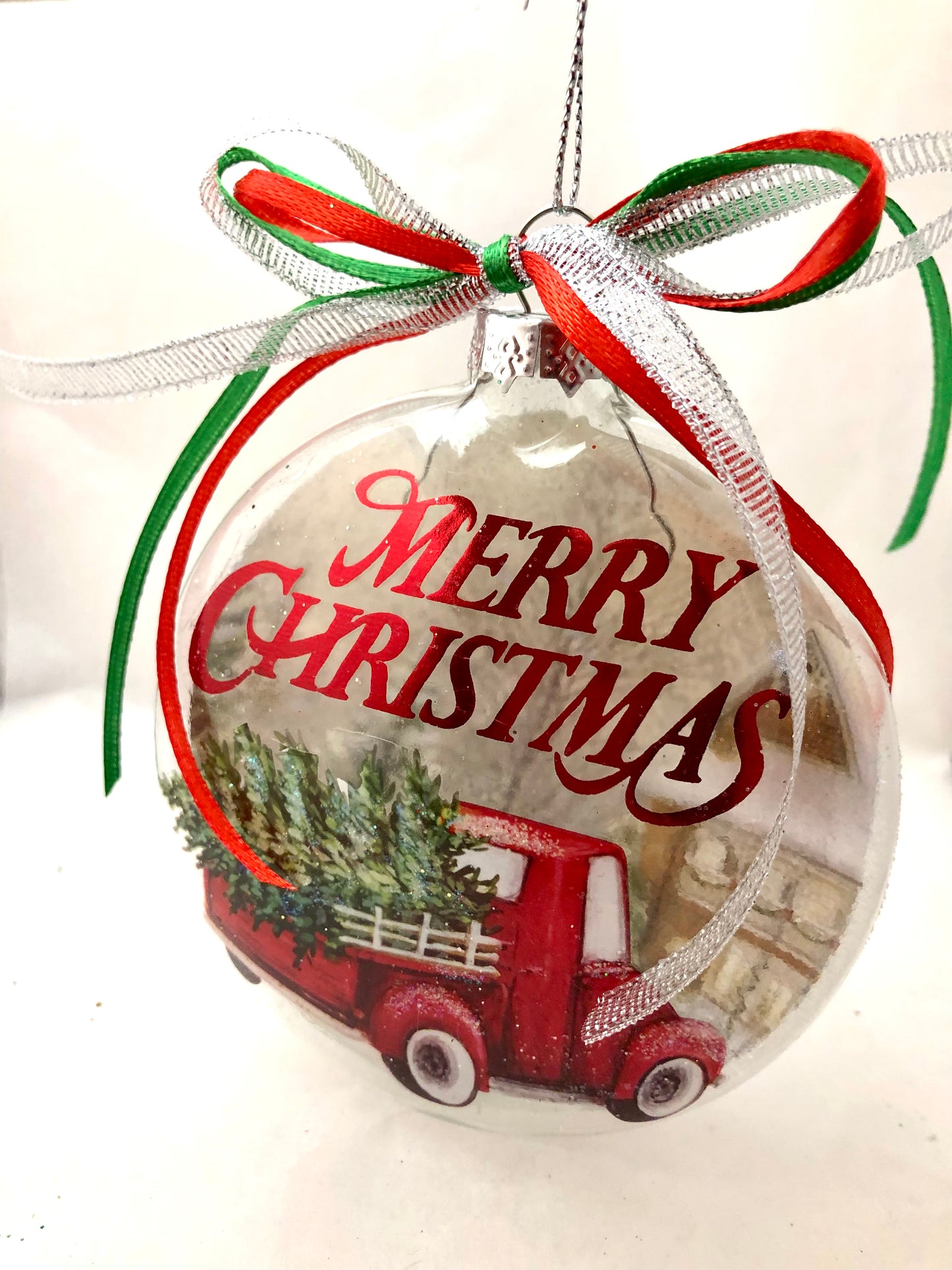 Bauble with Christmas van