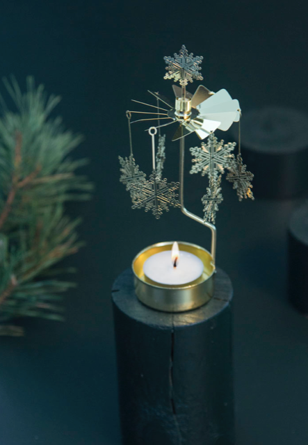 Small Rotating Candle Holder